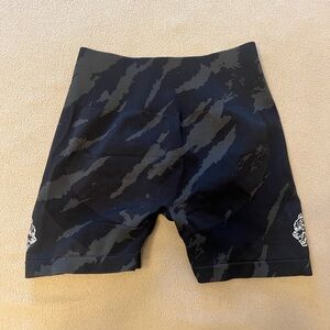 Darc Sport Black and Gray Athletic Shorts